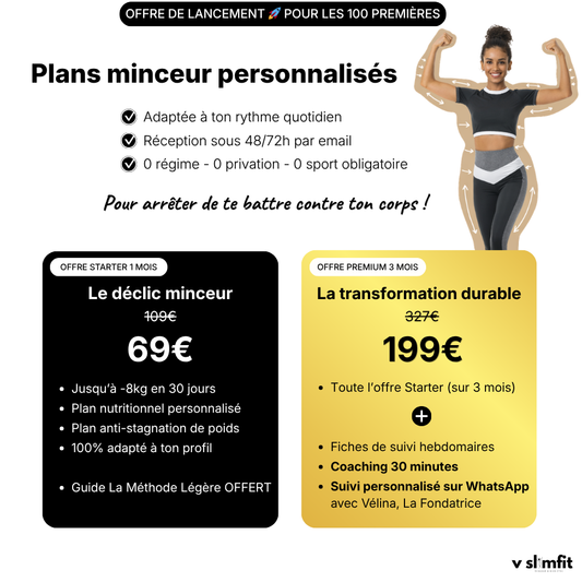 Plan Minceur Personnalisé (NOUVEAU)