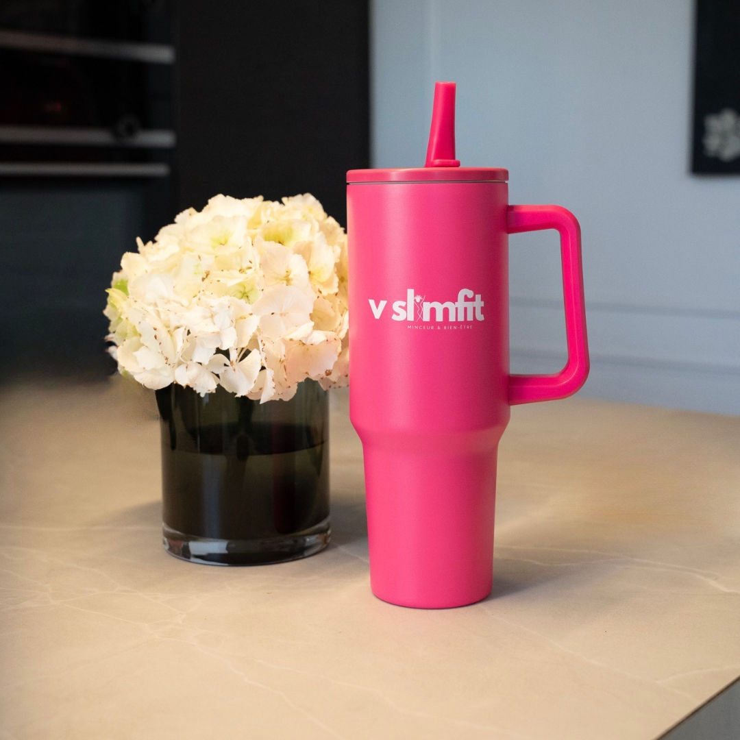 Gobelet inox 1,2L - Rose